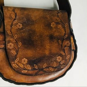 Vintage 70s leather bag great condition